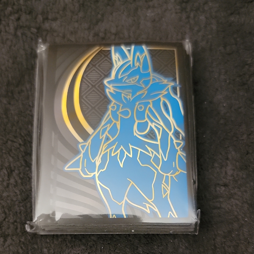 Mega Evolution Blue and Gold Card Sleeves